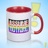 Assume Nothing Philly LGBTQ Rainbow Pride Flag Color Accent Mug